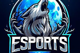 do angry wolf fire logo with free revisions and vector file