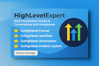 create gohighlevel workflow automation, gohighlevel funnel and chatbot system