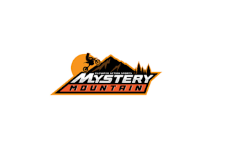 design mystery mountain event logo
