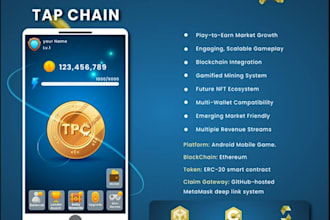 develop crypto game web3 game mobile game development p2e nft game