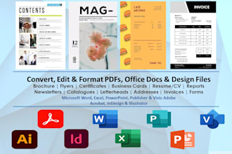 convert edit format office docs and design files