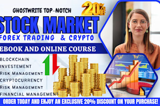 create stock market forex trading finance cryptocurrency ebook online course