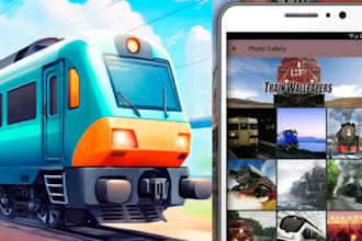 develop modern railway booking app realtime train tracking  flight booking app