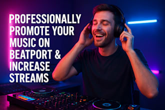 professionally promote your music on beatport music and increase streams