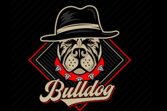 create awesome and gorgeous bulldog logo design