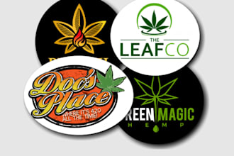 do modern cannabis logo design