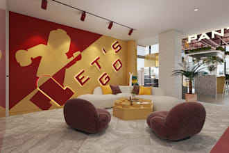 create realistic 3d office and working space renderings