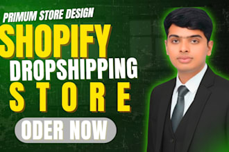 build shopify store expert dropshipping website