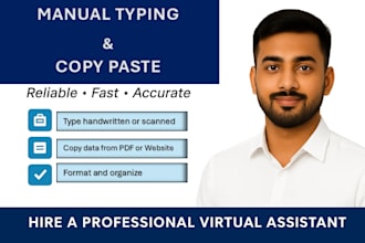 do manual typing or copy paste work in word or excel