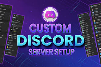 design and set up your discord server with bots and roles