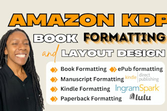 book formatting, ebook formatting, layout design, paperback