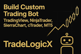 build custom trading bot for tradingview, ninjatrader, sierrachart, ctrader, mt5