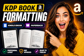 book formatting, paperback formatting, kindle ebook formatting, KDP book layout
