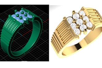 cad model your jewellery for 3d printing