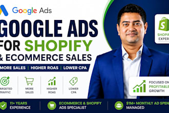 manage google ads for shopify and ecommerce sales