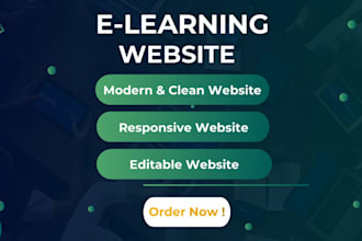 develop a education elearning and lms websites