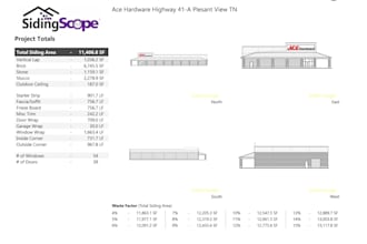 commercial roof measurements report