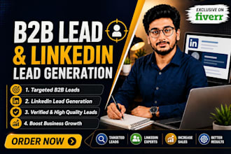 do b2b lead generation for targeted b2b leads, business leads and linkedin