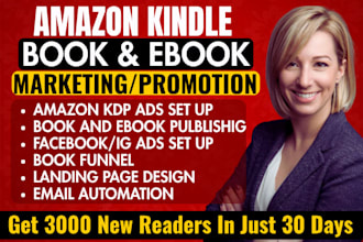 amazon SEO kindle book promotion, thriller ebook marketing, sales funnel kdp ads
