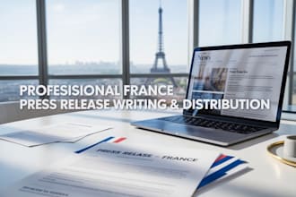 write and distribute a professional france press release to top media outlets