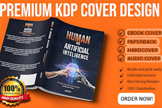 do creative book cover,ebook cover,kdp,book cover design