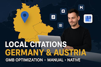 build live germany and austria local citations and directories for local SEO