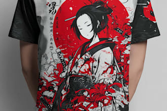 make a t shirt illustration