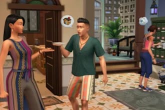 create content for sims 4, sims 4 cc, 3d clothing, sansar, sims 4 character