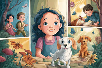 create children book children book illustration children kids story book design