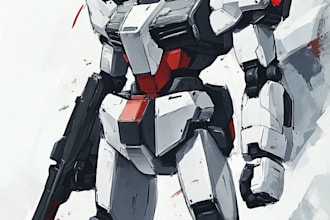 draw high quality robot,  concepts