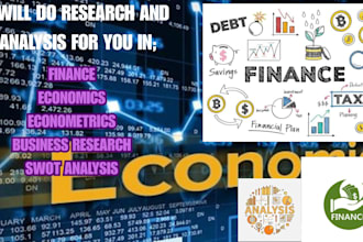 do professional business, economics, and finance research and analysis