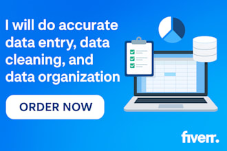 do data entry and cleaning