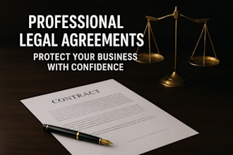 draft terms and condition service agreement, eula, nda, saas legal agreement