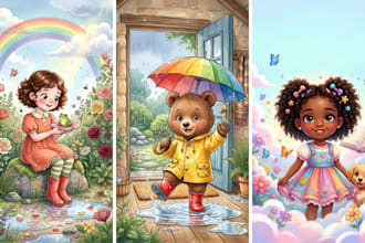 create children book illustration and storybook art