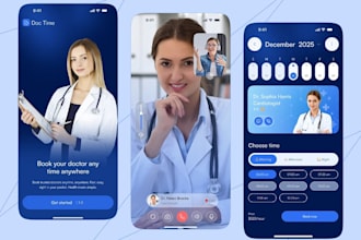 develop a professional telehealth, telemedicine medical mobile app