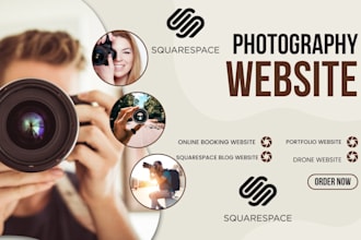 design photography website, online booking, portfolio blog website drone website