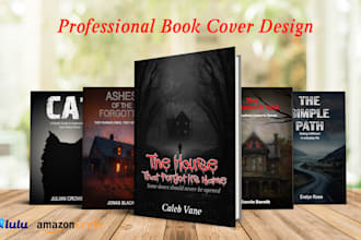 design outstanding book cover design, ebook cover design or kindle cover design