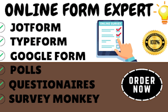 conduct over 1,000 verified respondent to fill your online survey and polls