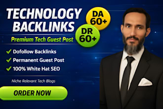 build premium technology backlinks with tech guest post