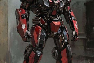 draw high quality robot,  concepts
