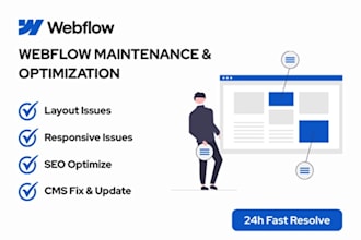 fix webflow bugs, issues and boost your website performance in 24h