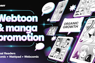 do professional webtoon and webcomic audience promotion