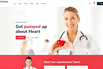 create squarespace cardiologist website cardiovascular thoracic surgoen website