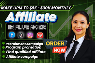 recruit targeted high converting affiliate to grow your affiliate program