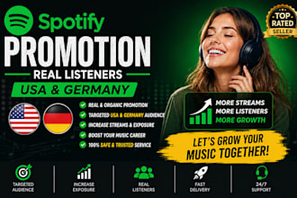 do USA music promotion spotify music promotion