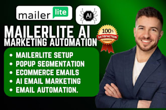 setup mailerlite ecommerce email marketing ai automation segmentation and popups
