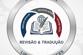 revisao e traducao de textos e artigos