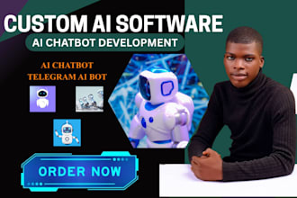 be your ai chatbot agent telegram bot game discord bot and cloud ai development