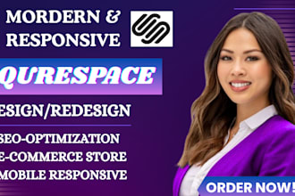 build a professional squarespace website with SEO optimization