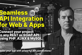 integrate any restful or soap API into your website or app using PHP, ajax